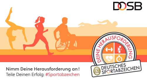 Plakat Sportabzeichenabnahme