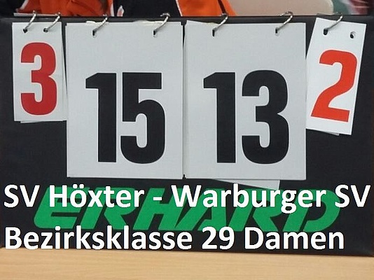 Anzeigetafel WSV Volleyball Damen