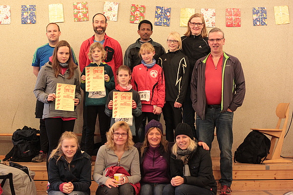 Freudige Klassensieger beim Brakeler Jahreswechsel